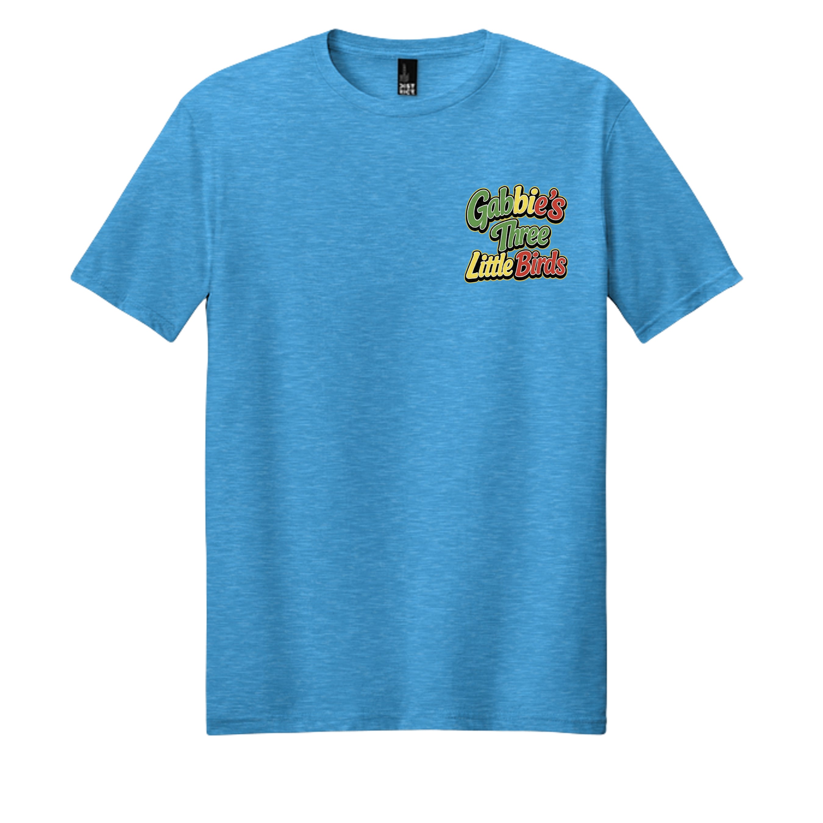 Heathered Bright Turquoise - DM108 - FRONT